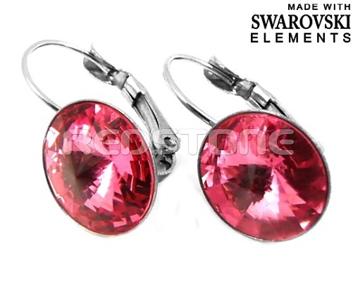 Náušnice Swarovski Elements RED8001
